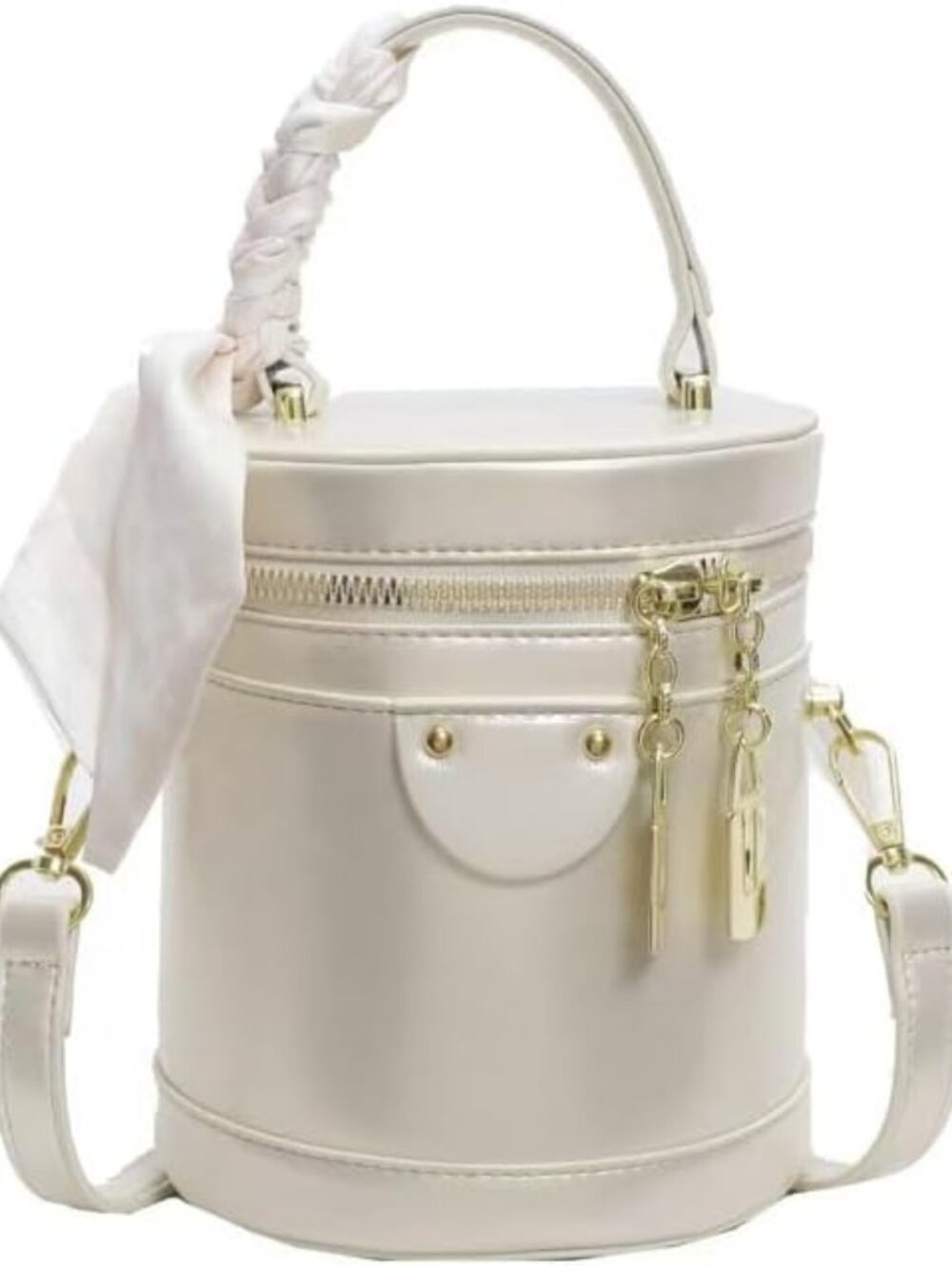 Bucket Bag,Checkered Crossbody Bag,Blue Clutch Purses for Women,Denim Purses for